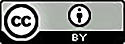 Creative commons BY icon features a circular logo with CC on the left and a person symbol inside a circle on the right, indicating attribution is required.