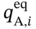 q Subscript normal upper A comma i Superscript e q