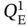 upper Q Subscript normal upper E Superscript 1