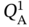 upper Q Subscript normal upper A Superscript 1