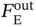 upper F Subscript normal upper E Superscript out