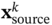 bold x Subscript source Superscript k