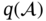 q left-parenthesis right-parenthesis