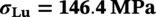 bold-italic sigma Subscript bold upper L u Baseline bold equals bold 146.4 bold upper M upper P a