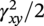 gamma Subscript italic x y Superscript 2 Baseline slash 2