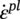 ModifyingAbove epsilon With dot Superscript italic p l